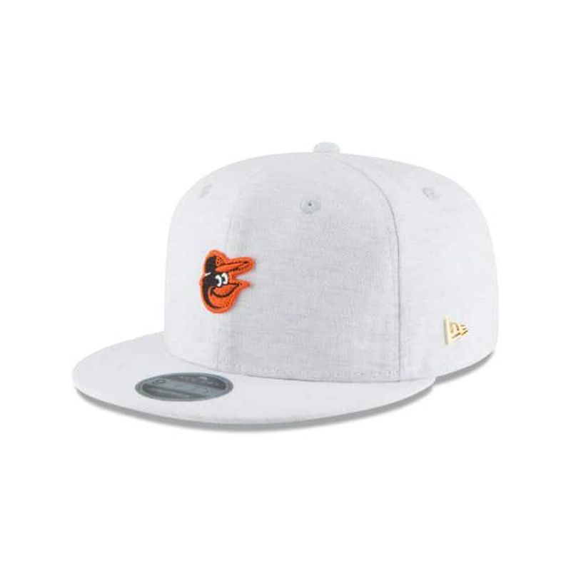 MLB Baltimore Orioles Micro Stitch 9Fifty Snapback (RCA0094) - Grey New Era Caps